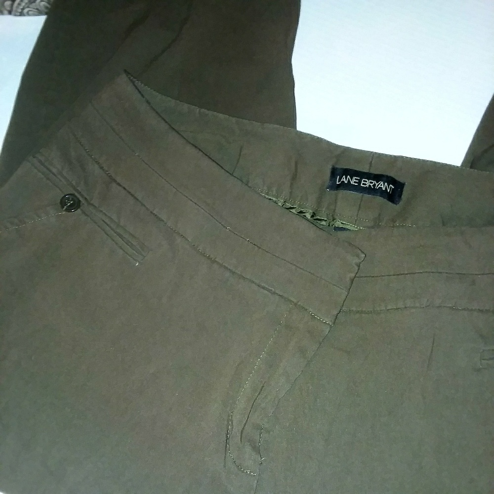 💲5/$25💲Lane Bryant Capris Brown Size 18 - Picture 5 of 8